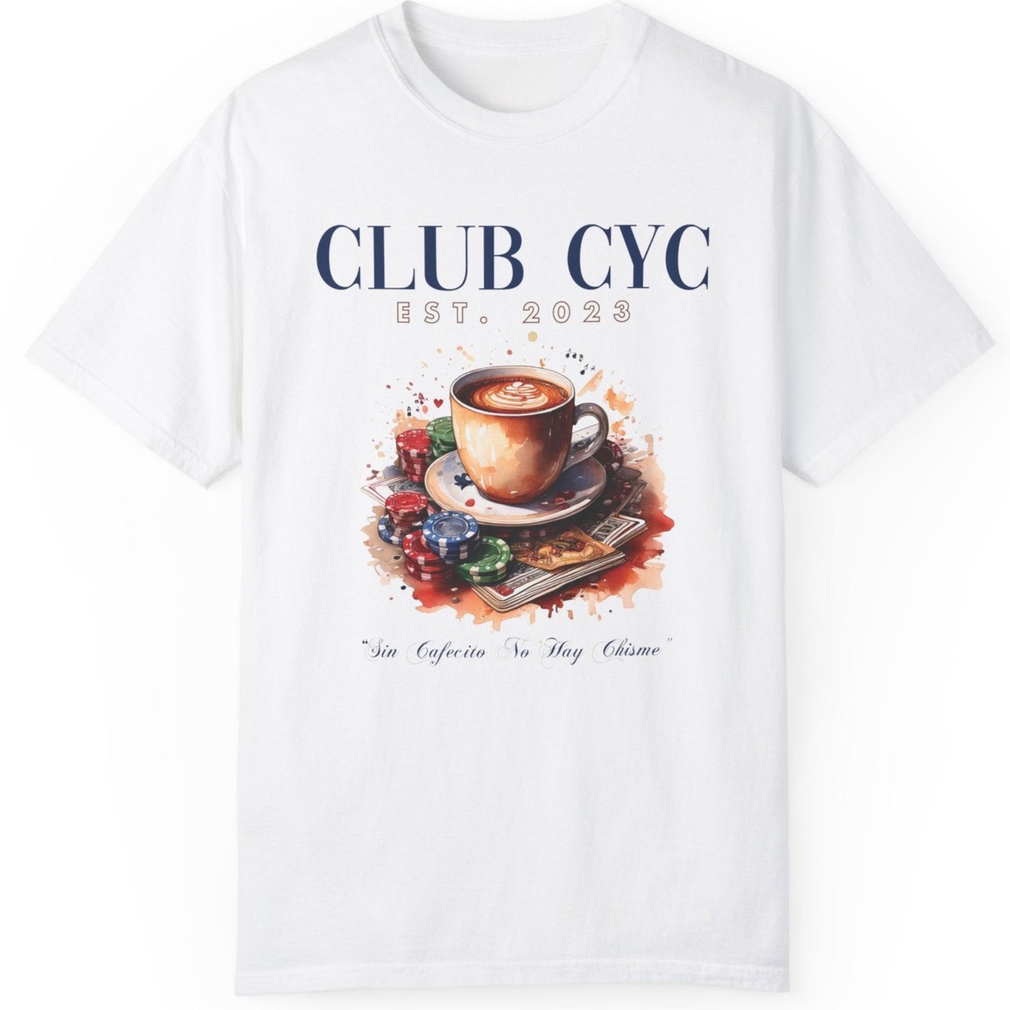 Club CYC Coffee Lovers T-Shirt | Established 2023 Unisex Garment-Dyed Tee