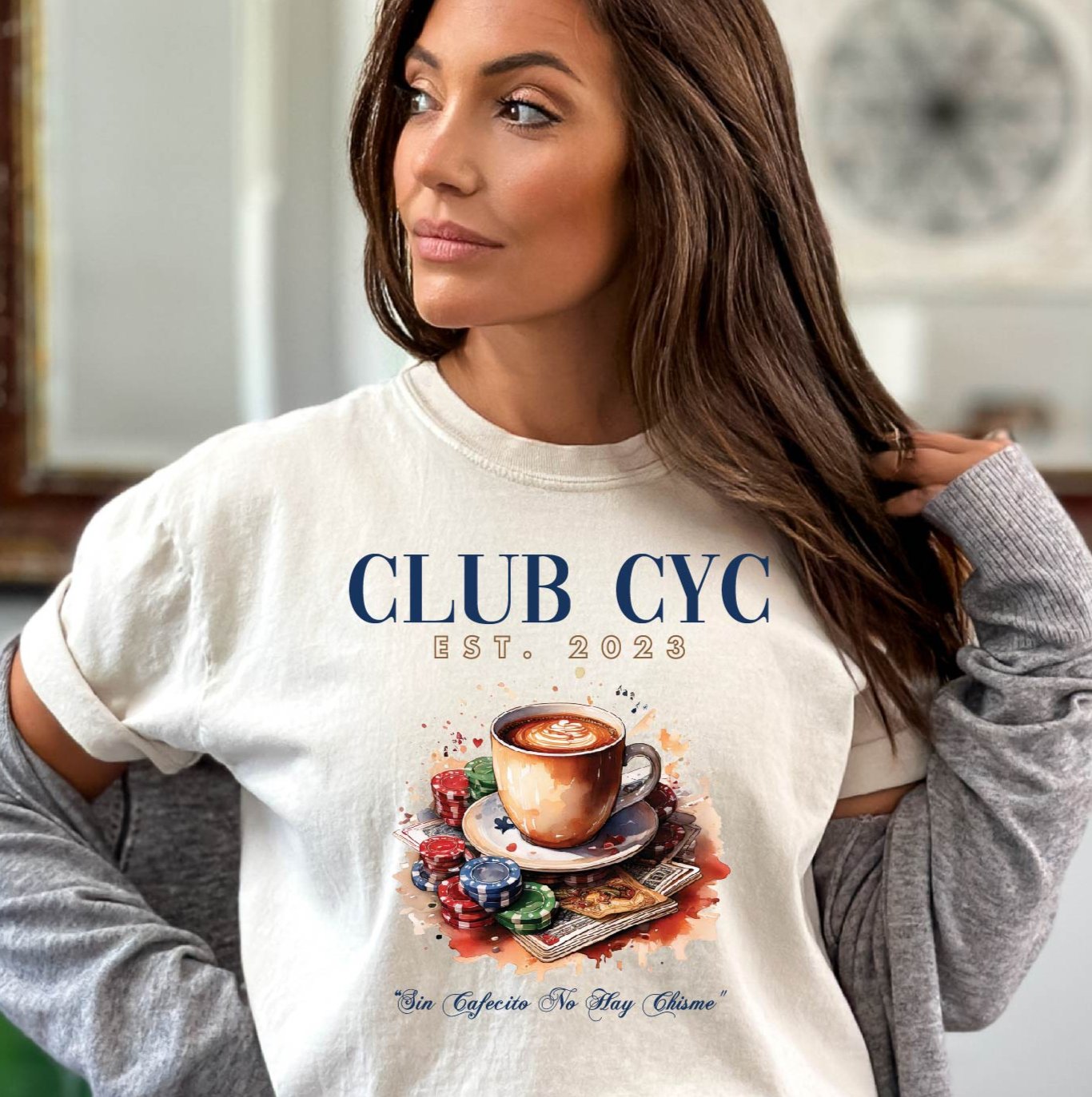Club CYC Coffee Lovers T-Shirt | Established 2023 Unisex Garment-Dyed Tee