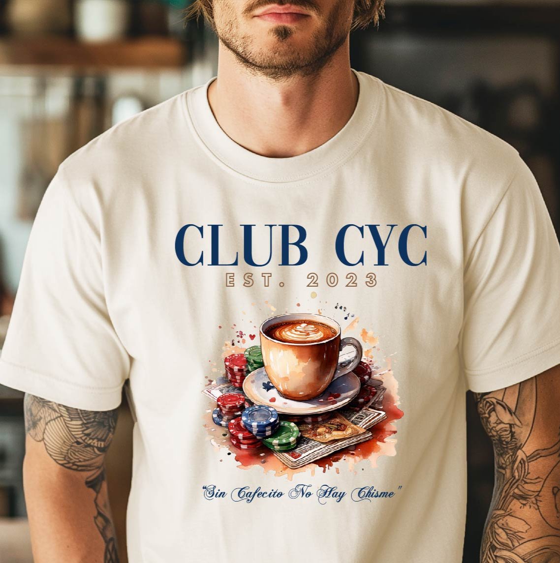 Club CYC Coffee Lovers T-Shirt | Established 2023 Unisex Garment-Dyed Tee
