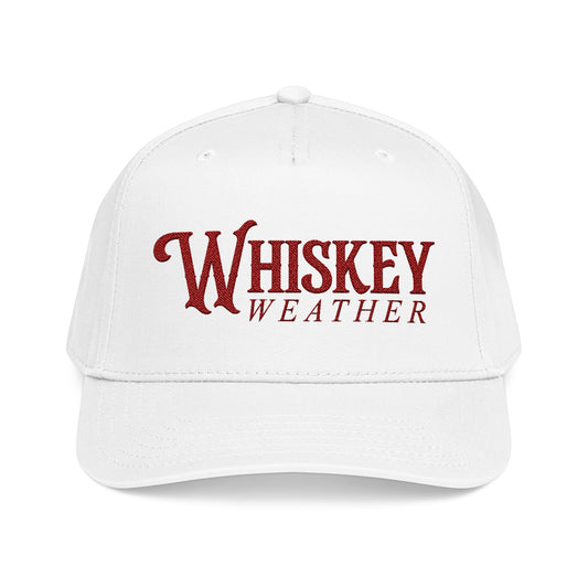 Whiskey Weather Embroidered Baseball Cap
