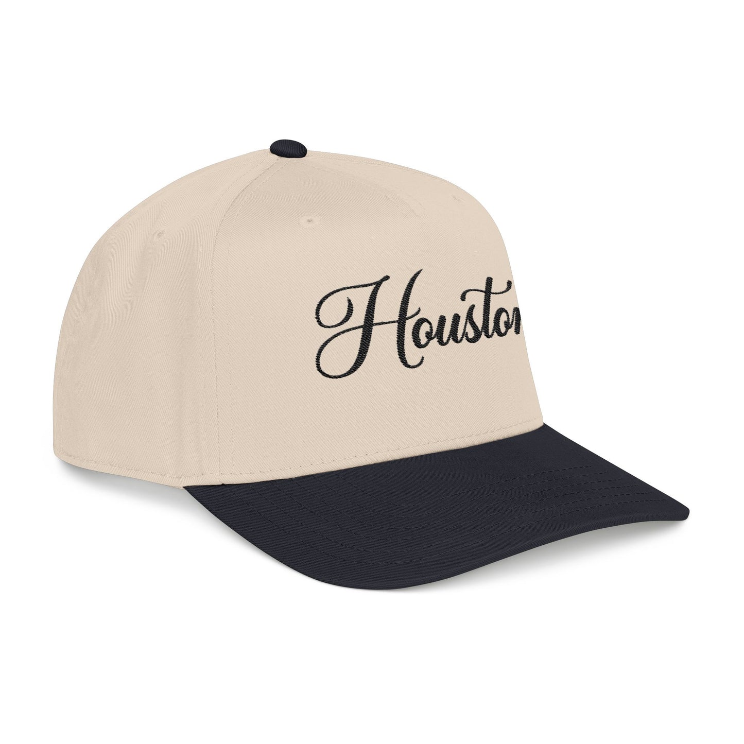 Houston Script Baseball Cap — Vintage Cursive City Hat