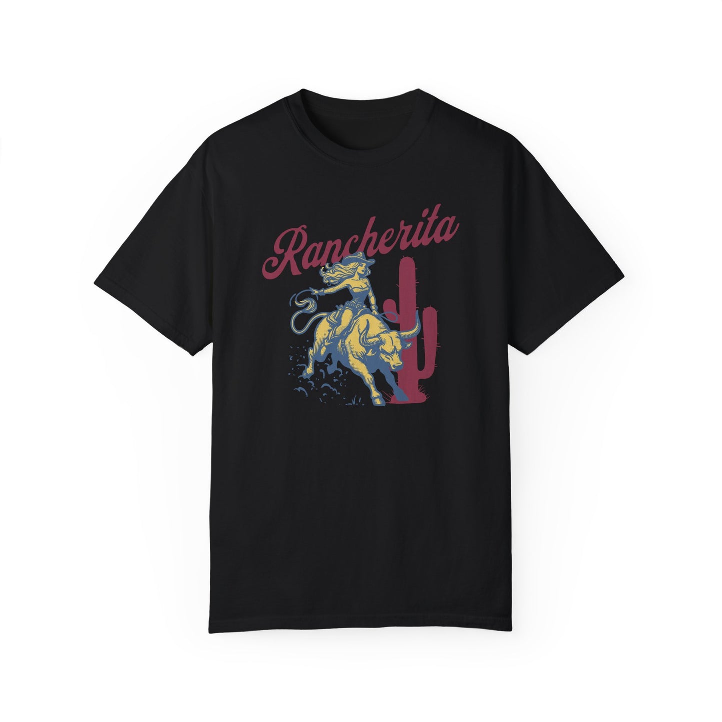 Rancherita Vintage Cowboy Unisex Garment-Dyed T-Shirt