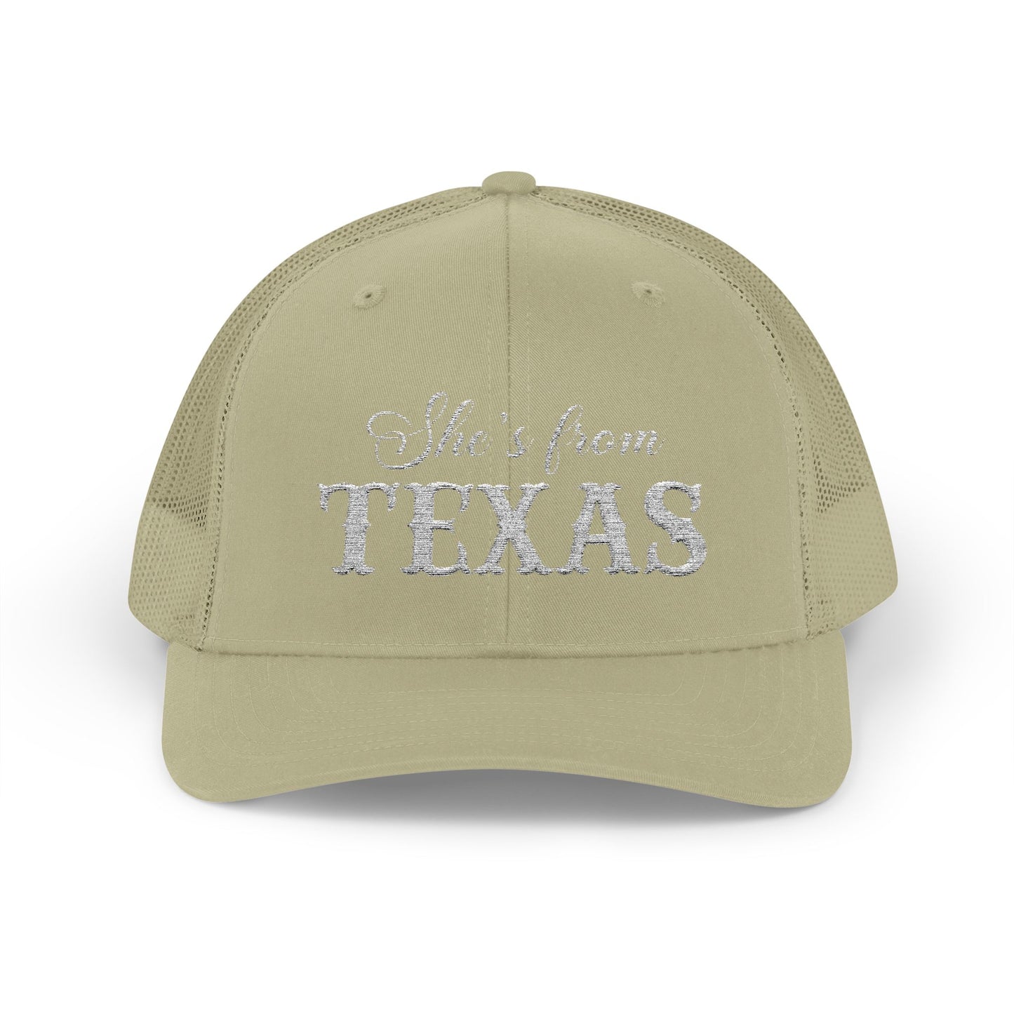 She's From Texas Snapback Trucker Cap