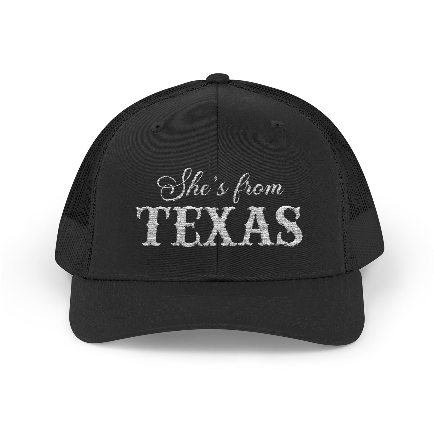 She's From Texas Snapback Trucker Cap
