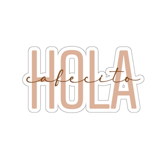 Hola Cafecito Sticker