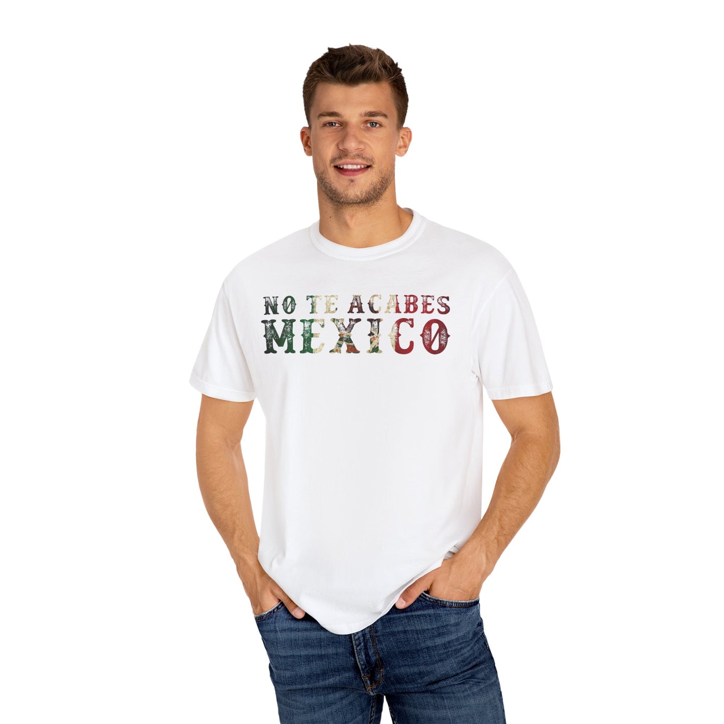 Vintage Mexico Graphic Unisex T-Shirt - 'No Te Acabes' Design