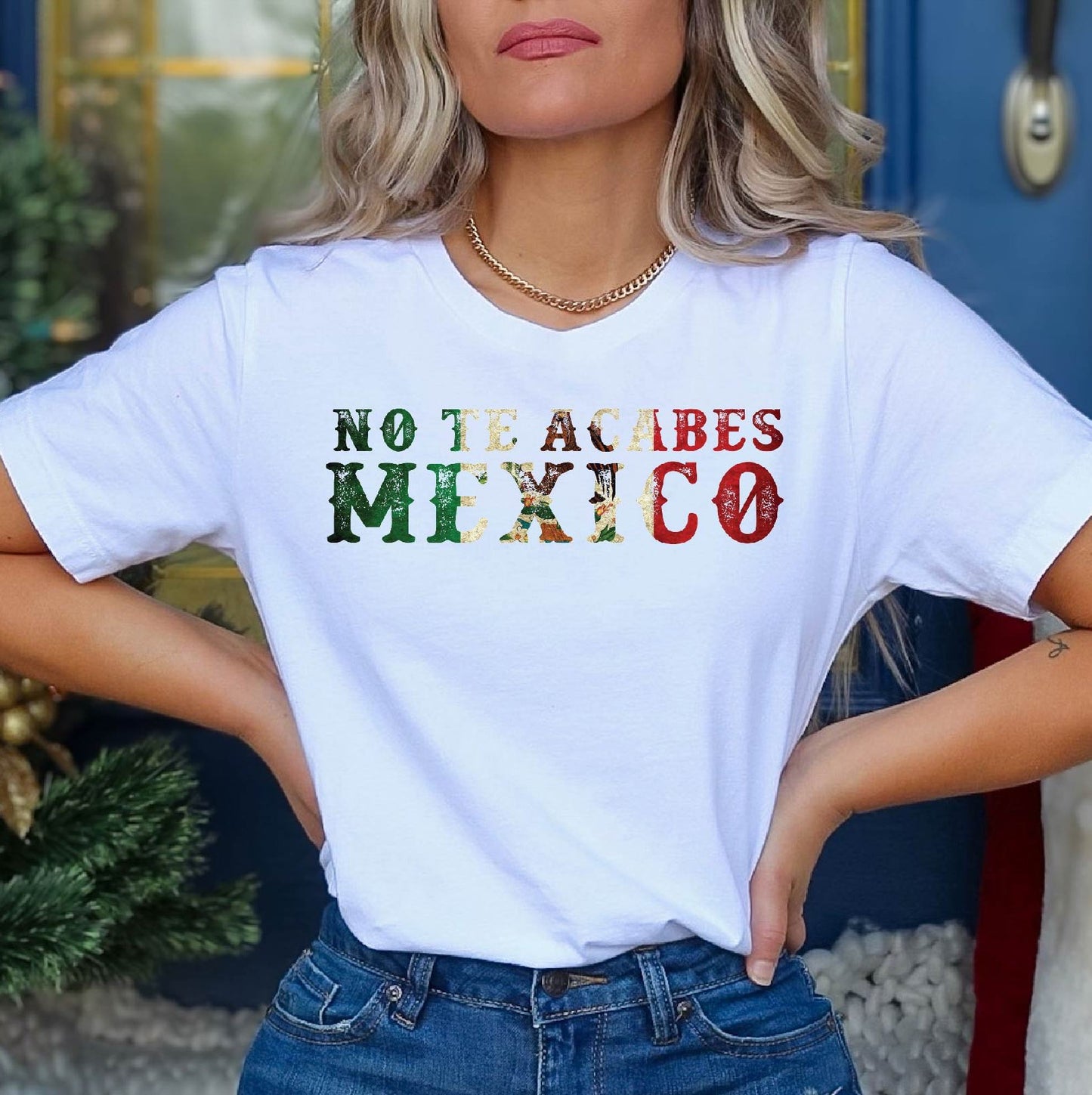 Vintage Mexico Graphic Unisex T-Shirt - 'No Te Acabes' Design